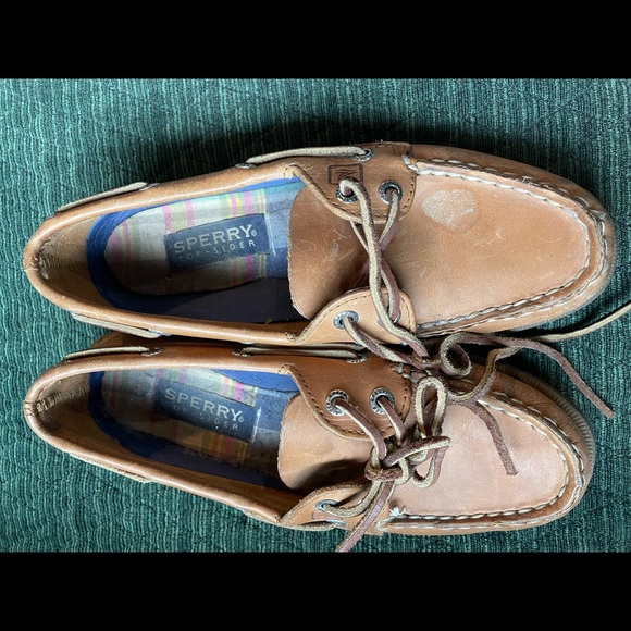 BROWN LEATHER SPERRY - Picture 2 of 4